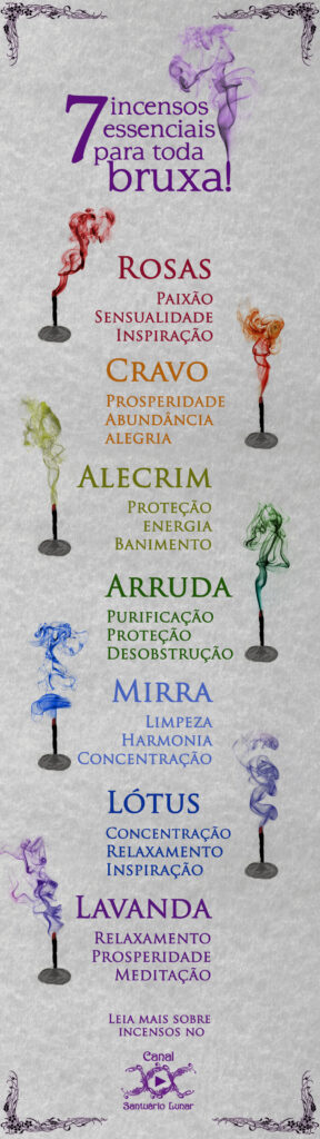 (Pinterest) 7 incesos essenciais para toda bruxa - magia, paganismo, bruxaria