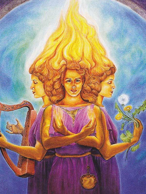 Brigid Celtic Goddess from The Goddess Oracle