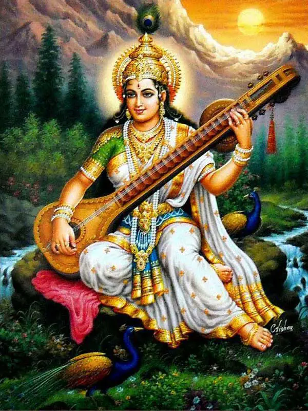 Saraswati Deusa Hindu das artes