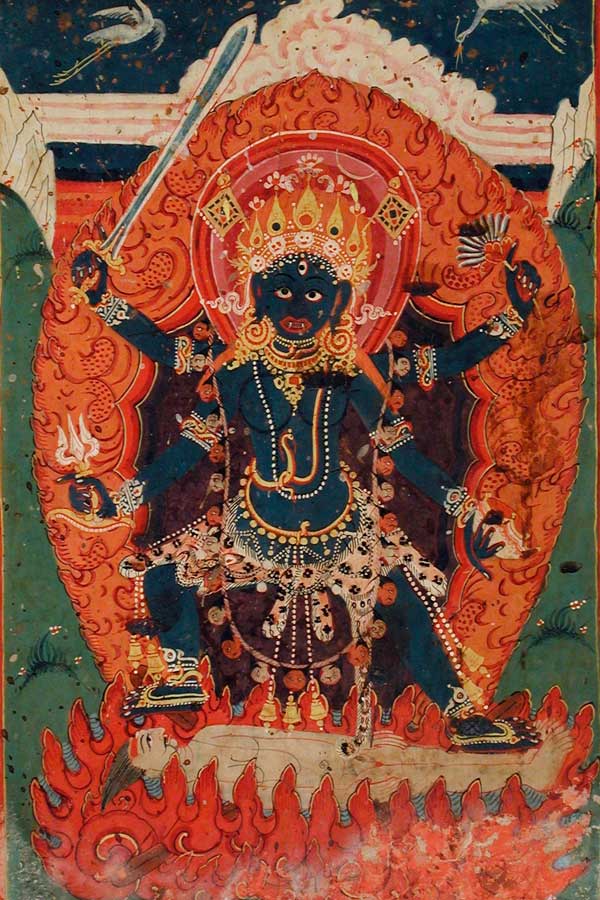 The Hindu Goddess Ugratara (Violent Tara)