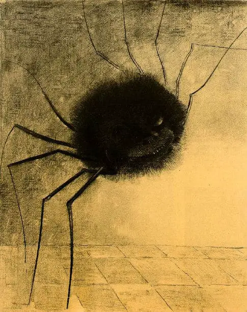 Feitiço Simples: Desapegue - Arte: Odilon Redon Siling Spider