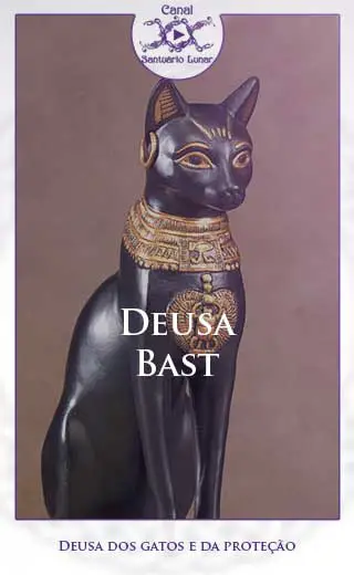 Deusa Bast (Bastet) - Deusa dos Gatos e da proteção (Pinterest)