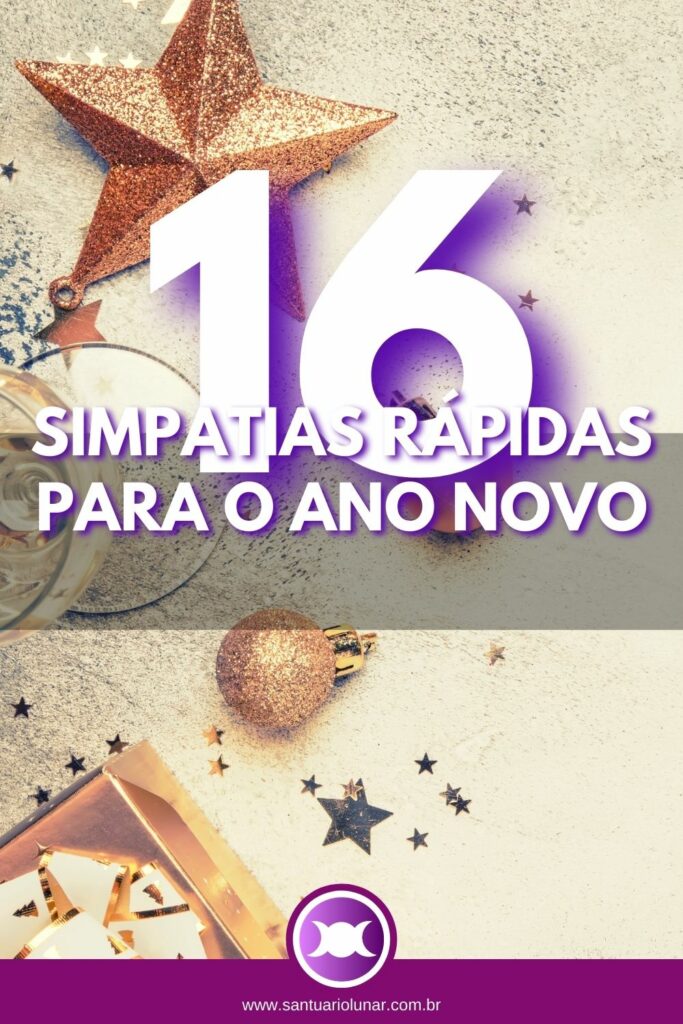 16 simpatias rápidas para o ano novo Pinterest