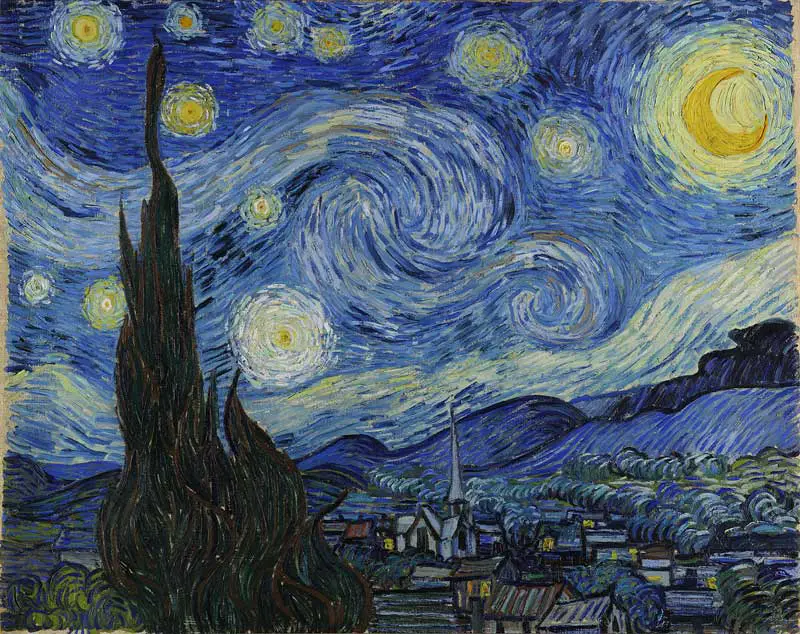 Feitiço de proteção contra pesadelos - Noite Estrelada Van Gogh