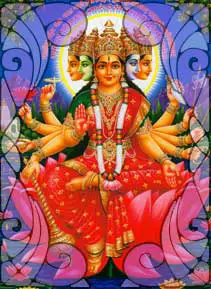 Deusa Gayatri - Deusa personificação do Mantra Gayatri