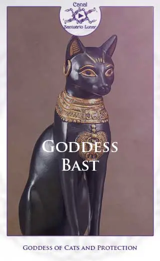 Goddess Bast (Bastet) - Goddess of Cats and Protection (Pinterest)
