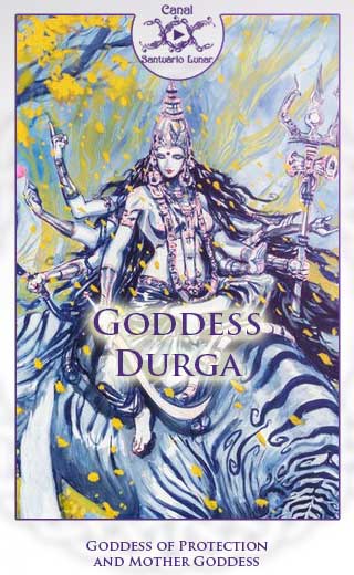 Goddess Durga - Goddess of Protection and Mother Goddess (Pinterest)