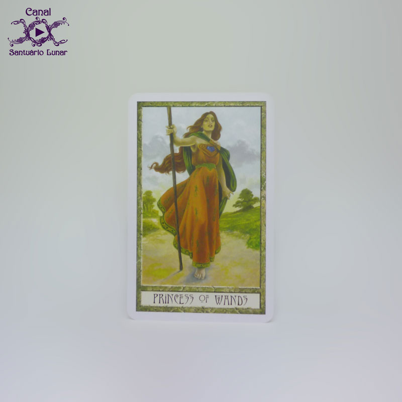 Tarot Decks - The Druid Craft Tarot - Princess of Wands