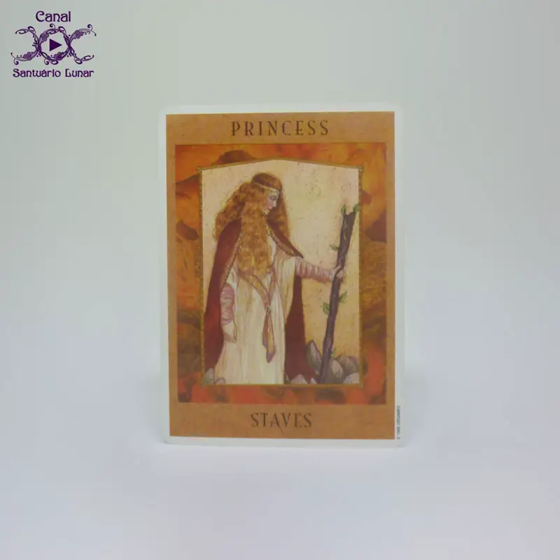 Tarot Decks - The Goddess Tarot - Princess of Staves