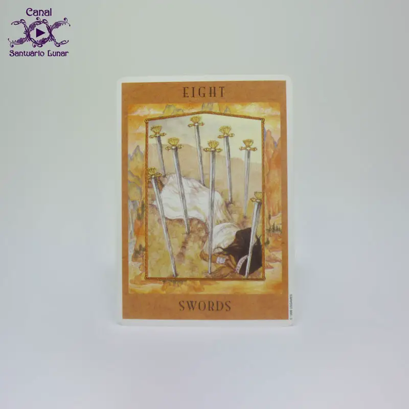 Tarot Decks - The Goddess Tarot - 8 of Swords