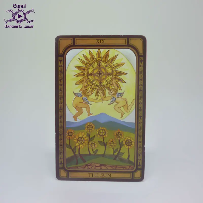 Tarot Decks - The Golden Tarot - The Sun