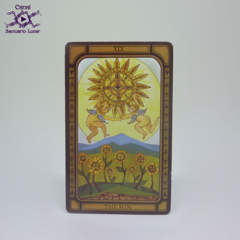 Tarot Decks - The Golden Tarot - The Sun