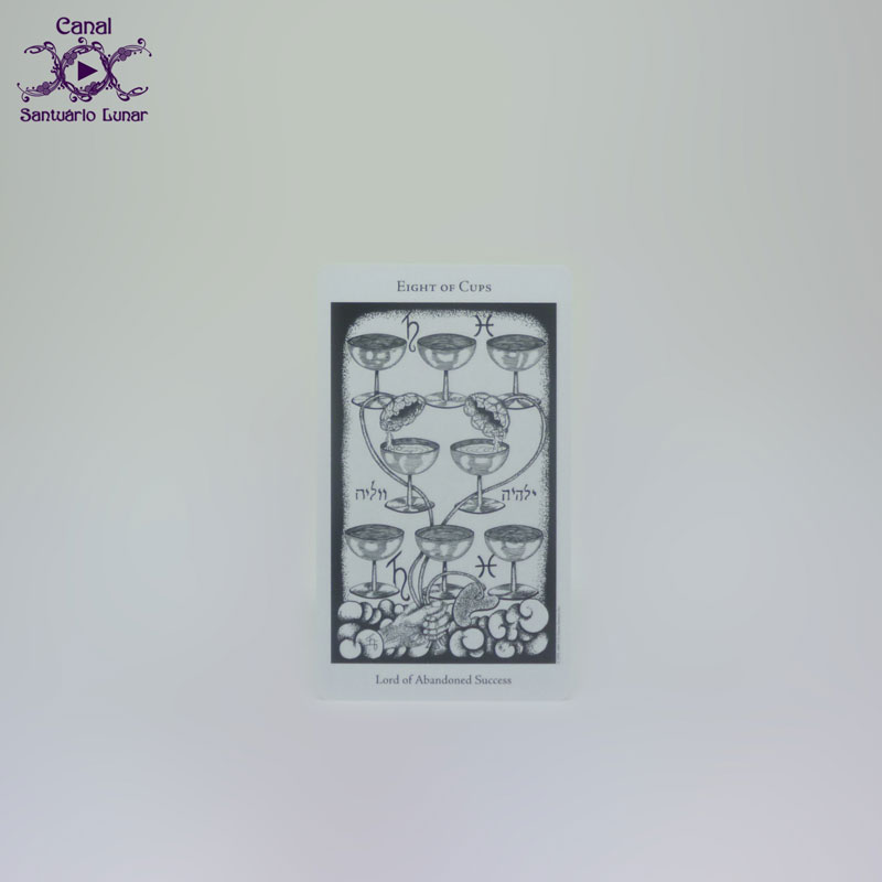 Tarot Decks - The Hermetic Tarot - 8 of Cups