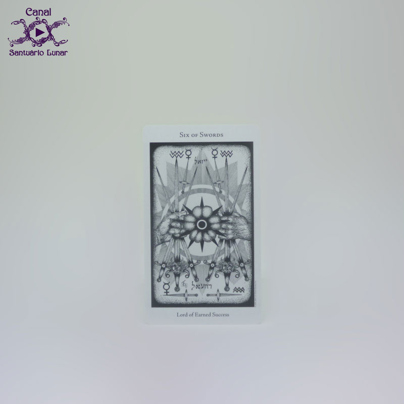 Tarot Decks - The Hermetic Tarot - 6 of Swords