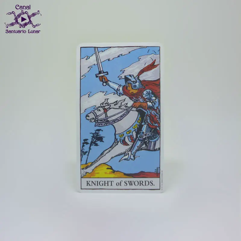 Tarot Decks The Rider Tarot - Knight of Swords