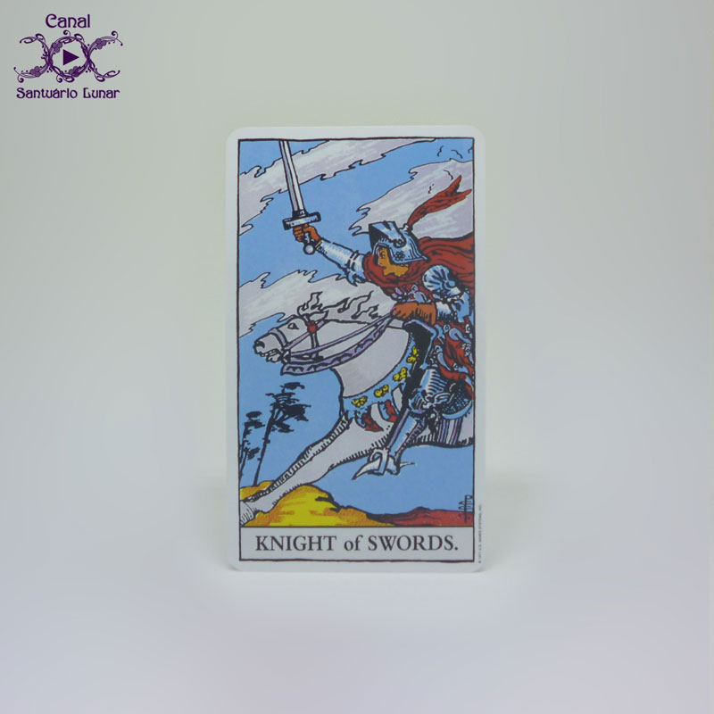 Tarot Decks The Rider Tarot - Knight of Swords