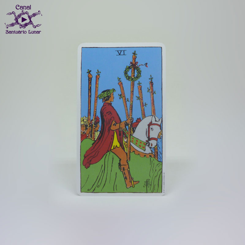 Tarot Decks The Rider Tarot - 6 of Wands