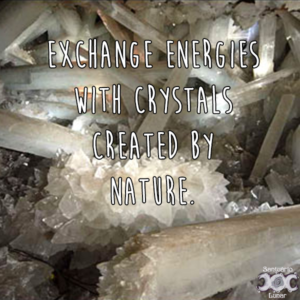 Nature is my church - 34 Exchange energies with crystals created by nature