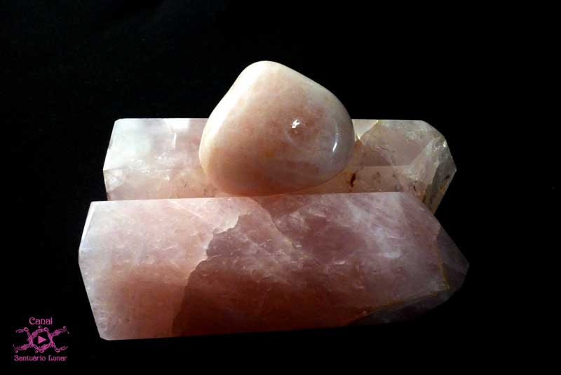 Rose Quartz - 3 Crystals