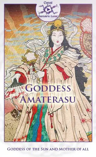 Goddess Amaterasu - Goddess of the Sun and Mother of all (Pinterest)