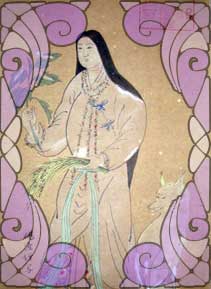 Goddess Ukemochi - Illustration
