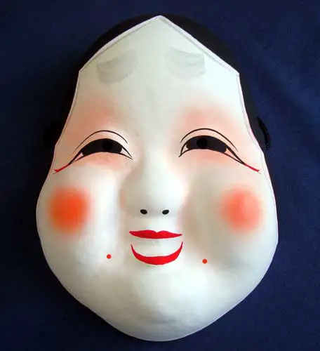 Otafuku mask resembling Uzume