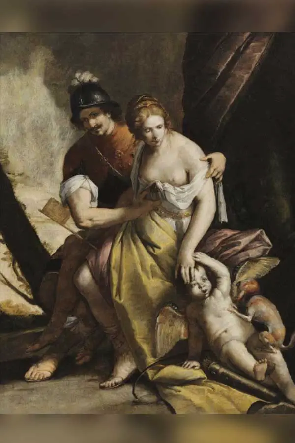Marte e Venus - Autor desconhecido 1600-1859