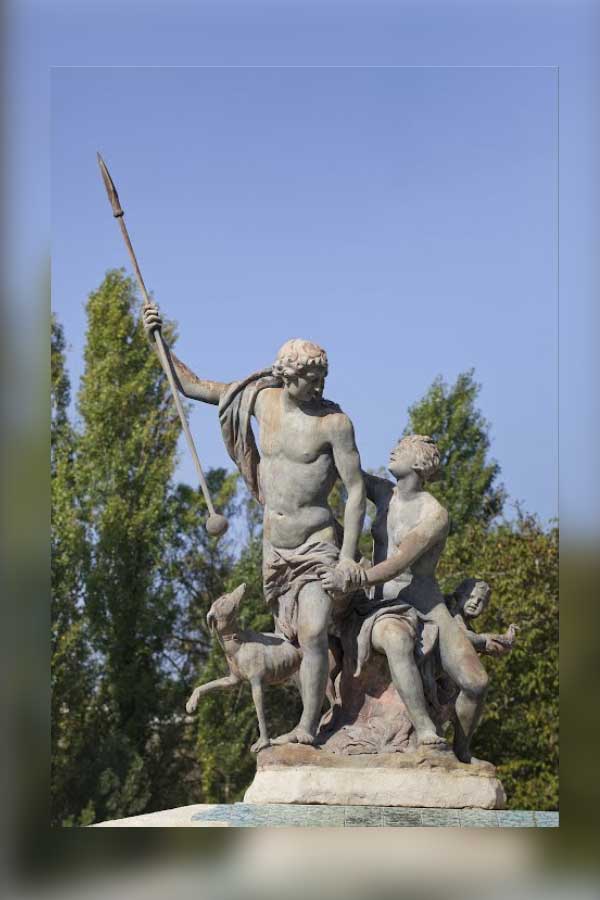 Vénus and Adónis - John Cheere 1756