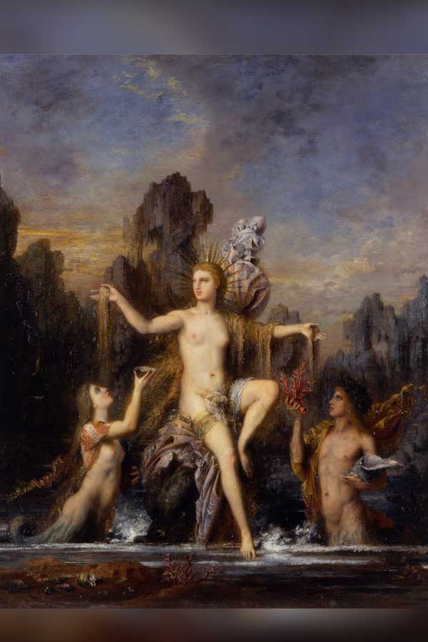 Venus Rising from the Sea - Gustave Moreau 1866