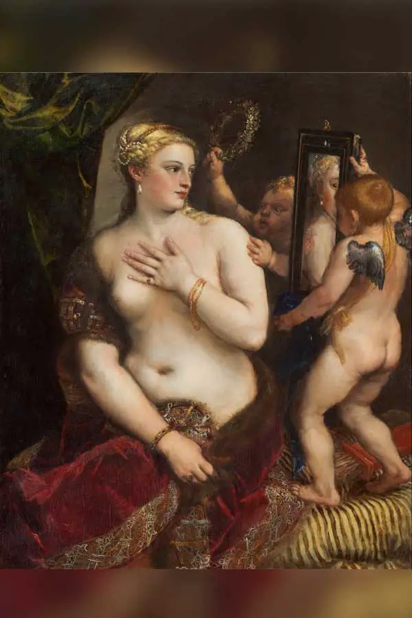 Vênus com um espelho - Ticiano c.1555