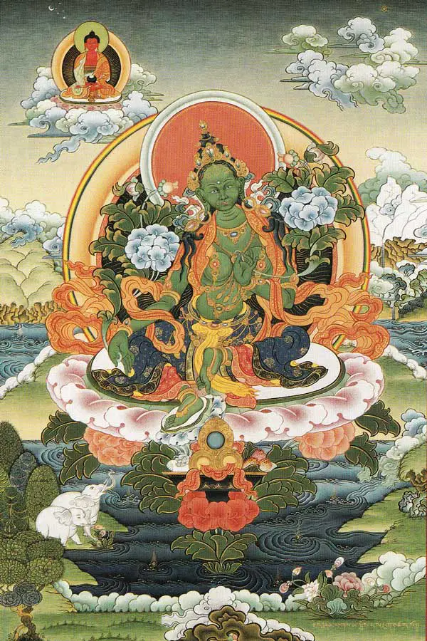 Green Tara - The Goddess who removes obstacles