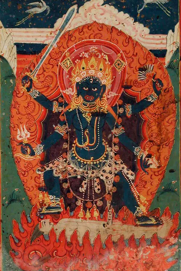 The Hindu Goddess Ugratara (Violent Tara) - LACMA - M.81.206.8