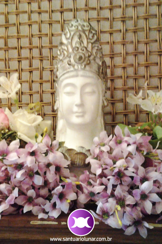 White Tara statue