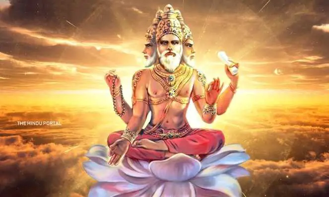 Brahma - O Deus deus que criou o universo para os hindus (Autor Desconhecido)