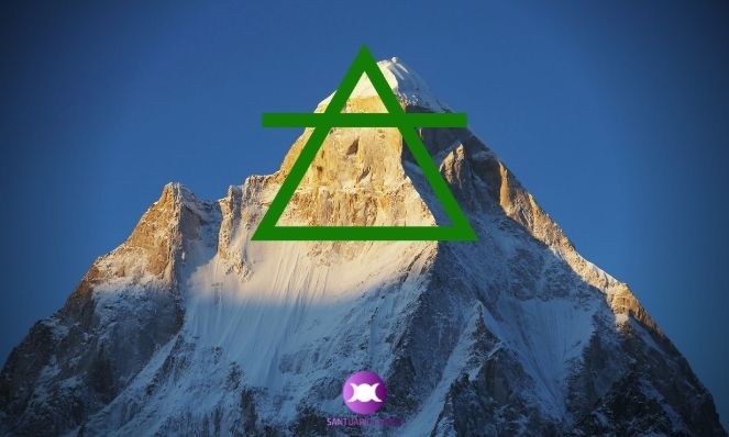 Air is like the wind hitting the top of a mountain