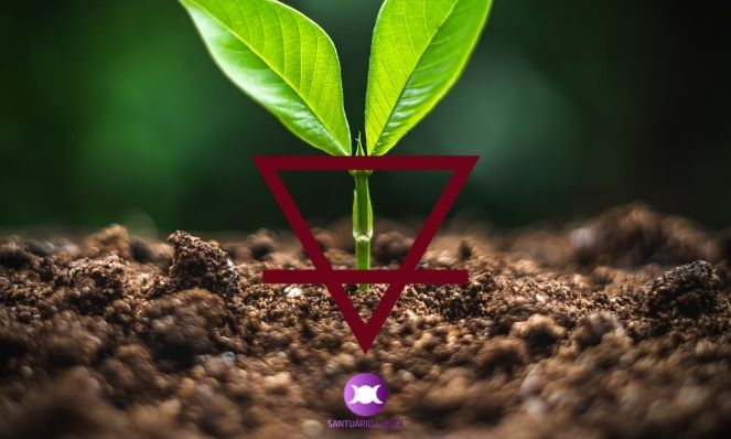 Earth is like something stuck in the soil