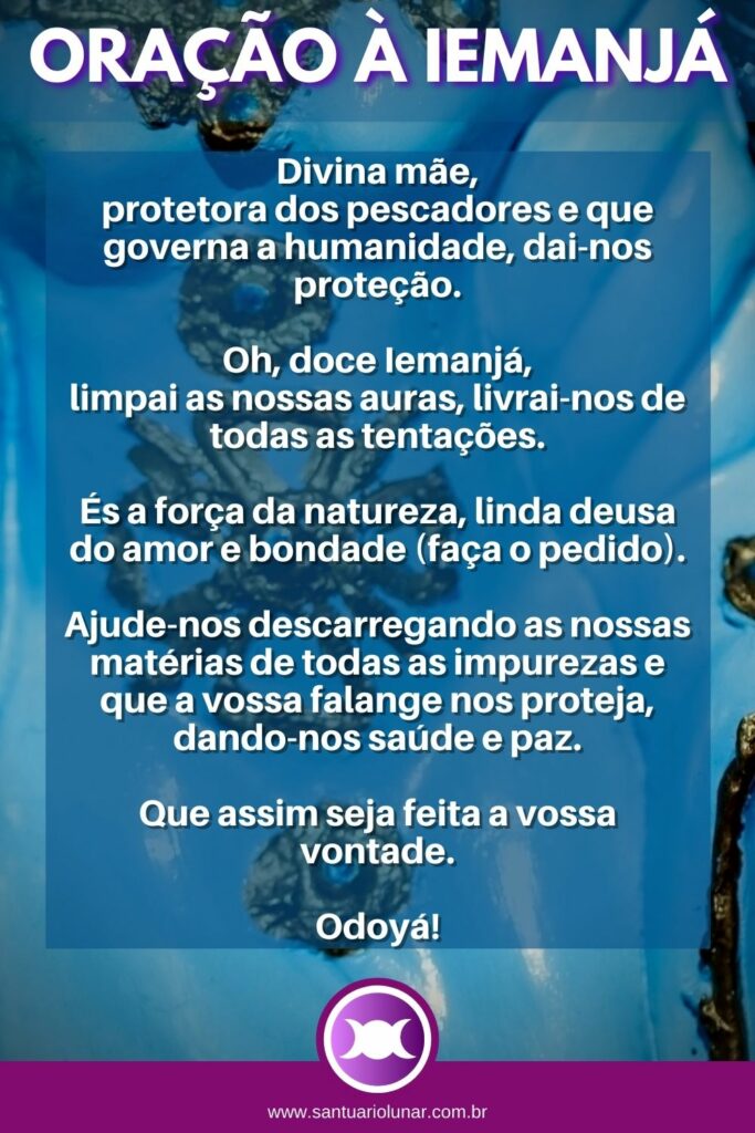 Prece para Iemanjá, a protetora dos pescadores