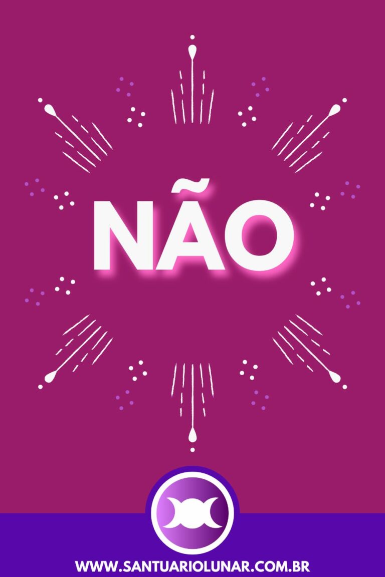 Oráculo Sim ou Não - Carta 06 Não