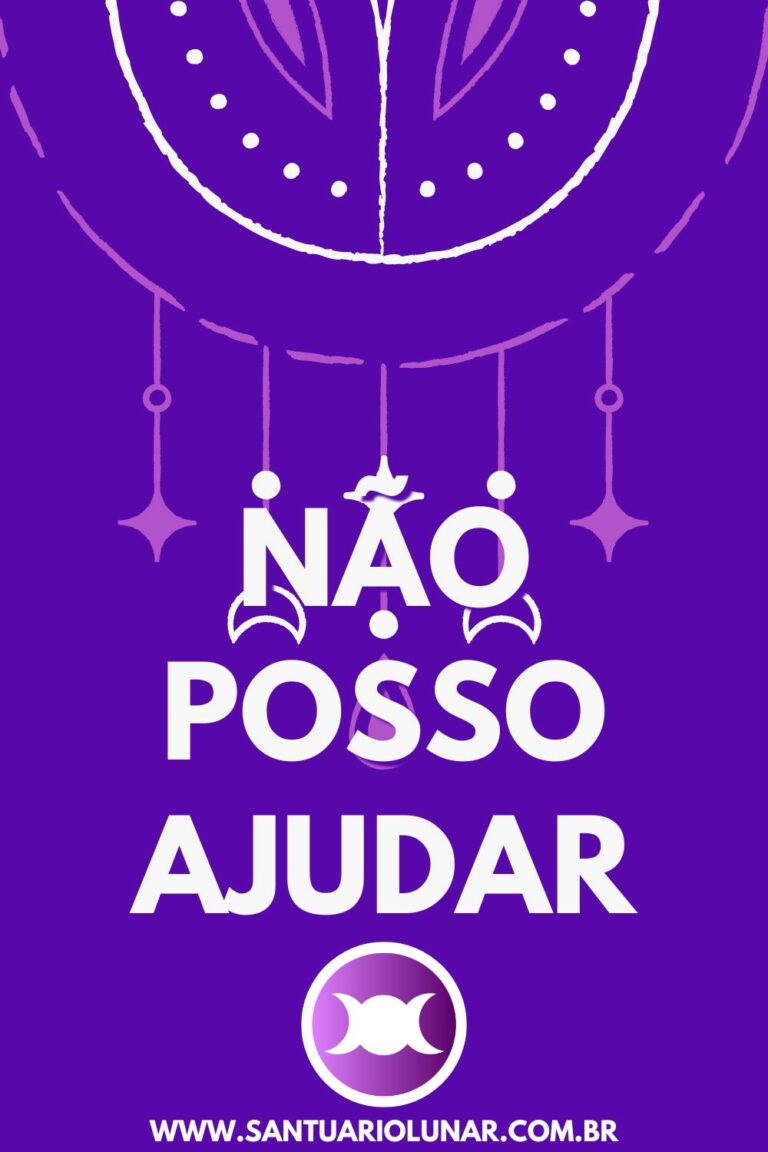 Oráculo Sim ou Não - Carta 14 Não posso ajudar